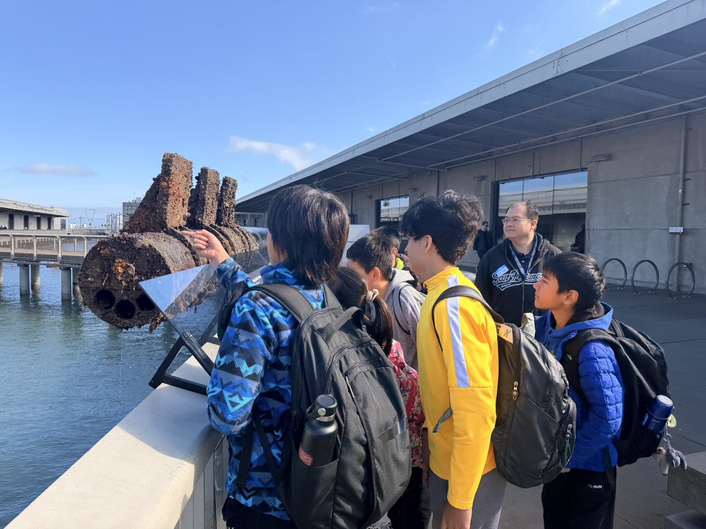 Students on a field trip